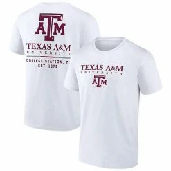 Men's Fanatics Branded White Texas A&M Aggies Game Day 2-Hit T-Shirt -Metaverse shop unnamed file 14572