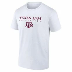 Men's Fanatics Branded White Texas A&M Aggies Game Day 2-Hit T-Shirt -Metaverse shop unnamed file 14573