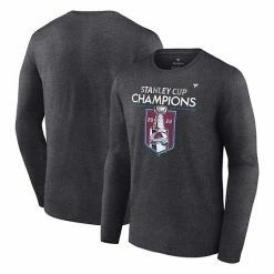 Men's Fanatics Branded Heathered Charcoal Colorado Avalanche 2022 Stanley Cup Champions Big & Tall Locker Room Long Sleeve T-Shirt -Metaverse shop unnamed file 14579