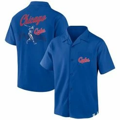 Men's Fanatics Branded Royal Chicago Cubs Proven Winner Camp Button-Up Shirt -Metaverse shop unnamed file 14600