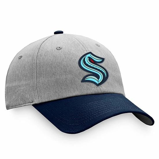 Men's Fanatics Branded Gray/Navy Seattle Kraken Adjustable Hat Men's Fanatics Branded Gray/Navy Seattle Kraken Adjustable Hat -Metaverse shop unnamed file 14648
