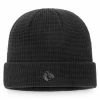 Men's Fanatics Branded Black Chicago Blackhawks Authentic Pro Black Ice Cuffed Knit Hat