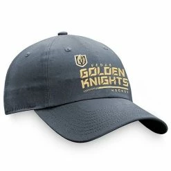 Men's Fanatics Branded Charcoal Vegas Golden Knights Authentic Pro Locker Room Team Adjustable Hat -Metaverse shop unnamed file 14656