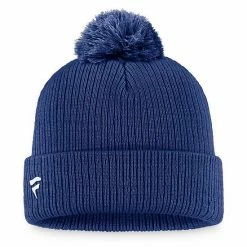 Men's Fanatics Branded Blue Toronto Maple Leafs Core Primary Logo Cuffed Knit Hat With Pom 4 Men's Fanatics Branded Blue Toronto Maple Leafs Core Primary Logo Cuffed Knit Hat With Pom -Metaverse shop unnamed file 14692
