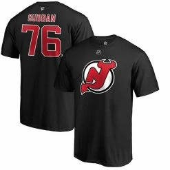 Men's Fanatics Branded P.K. Subban Black New Jersey Devils Authentic Stack Name & Number T-Shirt -Metaverse shop unnamed file 14702