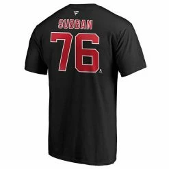 Men's Fanatics Branded P.K. Subban Black New Jersey Devils Authentic Stack Name & Number T-Shirt -Metaverse shop unnamed file 14704