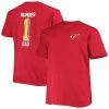 Men's Fanatics Branded Cardinal Arizona Cardinals Big & Tall #1 Dad 2-Hit T-Shirt -Metaverse shop unnamed file 14713
