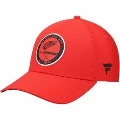 Men's Fanatics Branded Red Detroit Red Wings Authentic Pro Team Training Camp Practice Flex Hat