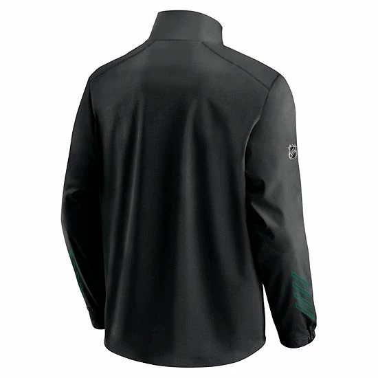 Men's Fanatics Branded Black Dallas Stars Authentic Pro Locker Room Rinkside Full-Zip Jacket - Image 4