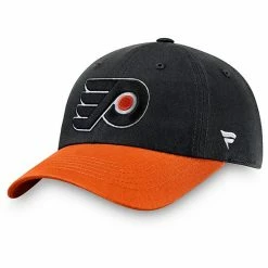 Men's Fanatics Branded Black Philadelphia Flyers Core Primary Logo Adjustable Hat