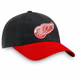 Men's Fanatics Branded Black Detroit Red Wings Core Primary Logo Adjustable Hat 5 Men's Fanatics Branded Black Detroit Red Wings Core Primary Logo Adjustable Hat -Metaverse shop unnamed file 14775