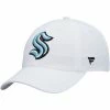 Men's Fanatics Branded White Seattle Kraken Primary Logo Adjustable Hat -Metaverse shop unnamed file 14777