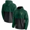 Men's Fanatics Branded Hunter Green/Black Milwaukee Bucks Anorak Block Party Windbreaker Half-Zip Hoodie Jacket 2 Men's Fanatics Branded Hunter Green/Black Milwaukee Bucks Anorak Block Party Windbreaker Half-Zip Hoodie Jacket -Metaverse shop unnamed file 1478