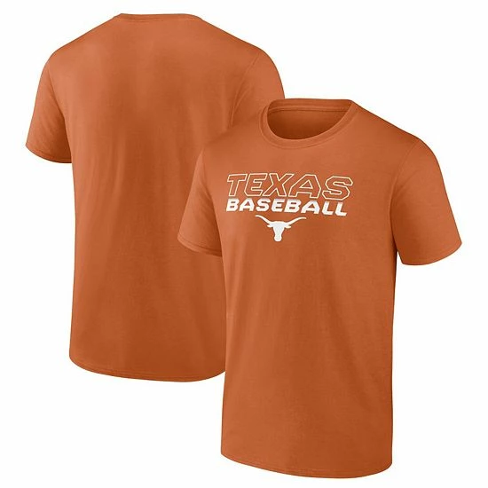 Men's Fanatics Branded Texas Orange Texas Longhorns Knockout Baseball T-Shirt 4 Men's Fanatics Branded Texas Orange Texas Longhorns Knockout Baseball T-Shirt - Image 2