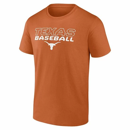 Men's Fanatics Branded Texas Orange Texas Longhorns Knockout Baseball T-Shirt 5 Men's Fanatics Branded Texas Orange Texas Longhorns Knockout Baseball T-Shirt - Image 3