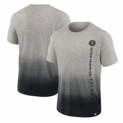 Men's Fanatics Branded Heathered Gray/Black Inter Miami CF Dip-Dye T-Shirt -Metaverse shop unnamed file 14820