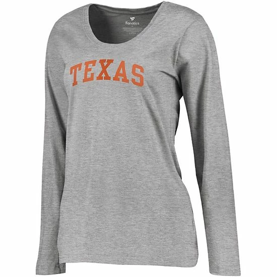 Women's Fanatics Branded Heathered Gray Texas Longhorns Arch Long Sleeve T-Shirt Women's Fanatics Branded Heathered Gray Texas Longhorns Arch Long Sleeve T-Shirt -Metaverse shop unnamed file 14825