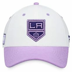 Men's Fanatics Branded White/Purple Los Angeles Kings Authentic Pro Hockey Fights Cancer Snapback Hat 4 Men's Fanatics Branded White/Purple Los Angeles Kings Authentic Pro Hockey Fights Cancer Snapback Hat -Metaverse shop unnamed file 14840