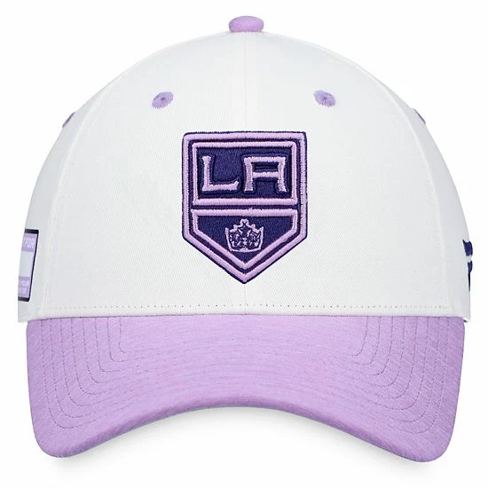 Men's Fanatics Branded White/Purple Los Angeles Kings Authentic Pro Hockey Fights Cancer Snapback Hat Men's Fanatics Branded White/Purple Los Angeles Kings Authentic Pro Hockey Fights Cancer Snapback Hat -Metaverse shop unnamed file 14840