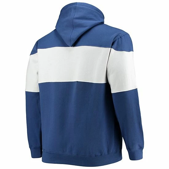 Men's Fanatics Branded Blue/White Tampa Bay Lightning Big & Tall Colorblock Fleece Hoodie Men's Fanatics Branded Blue/White Tampa Bay Lightning Big & Tall Colorblock Fleece Hoodie -Metaverse shop unnamed file 1485