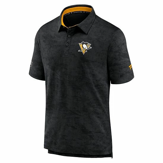 Men's Fanatics Branded Black Pittsburgh Penguins Authentic Pro Rink Polo Men's Fanatics Branded Black Pittsburgh Penguins Authentic Pro Rink Polo -Metaverse shop unnamed file 1488