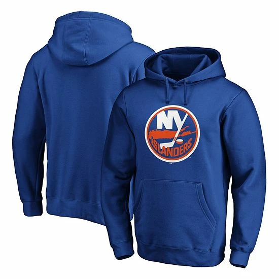 Men's Fanatics Branded Royal New York Islanders Primary Team Logo Fleece Pullover Hoodie 3 Men's Fanatics Branded Royal New York Islanders Primary Team Logo Fleece Pullover Hoodie