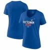 Women's Fanatics Branded Royal Toronto Blue Jays 2022 Postseason Locker Room V-Neck T-Shirt -Metaverse shop unnamed file 14902