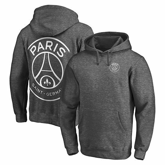 Men's Fanatics Branded Heathered Charcoal Paris Saint-Germain Grande Fitted Pullover Hoodie Men's Fanatics Branded Heathered Charcoal Paris Saint-Germain Grande Fitted Pullover Hoodie -Metaverse shop unnamed file 14917