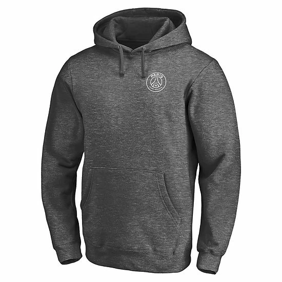 Men's Fanatics Branded Heathered Charcoal Paris Saint-Germain Grande Fitted Pullover Hoodie Men's Fanatics Branded Heathered Charcoal Paris Saint-Germain Grande Fitted Pullover Hoodie -Metaverse shop unnamed file 14919