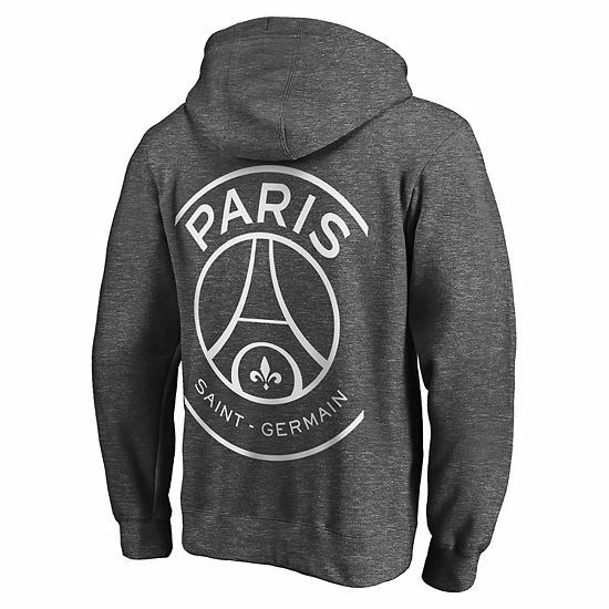 Men's Fanatics Branded Heathered Charcoal Paris Saint-Germain Grande Fitted Pullover Hoodie Men's Fanatics Branded Heathered Charcoal Paris Saint-Germain Grande Fitted Pullover Hoodie -Metaverse shop unnamed file 14920