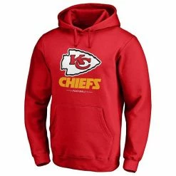 Men's Fanatics Branded Red Kansas City Chiefs Big & Tall Team Logo Lockup Pullover Hoodie -Metaverse shop unnamed file 1496