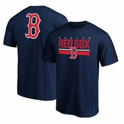 Men's Fanatics Branded Navy Boston Red Sox Team Logo End Game T-Shirt -Metaverse shop unnamed file 14988