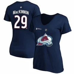 Women's Fanatics Branded Navy Colorado Avalanche 2022 Stanley Cup Champions Plus Size Name & Number V-Neck T-Shirt -Metaverse shop unnamed file 14995
