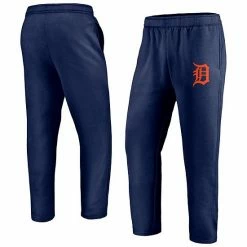 Men's Fanatics Branded Navy Detroit Tigers Primary Logo Sweatpants