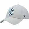 Men's Fanatics Branded Gray Seattle Kraken Core Primary Logo Flex Hat -Metaverse shop unnamed file 15043