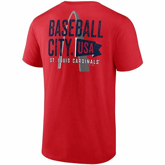 Men's Fanatics Branded Red St. Louis Cardinals Iconic Bring It T-Shirt 6 Men's Fanatics Branded Red St. Louis Cardinals Iconic Bring It T-Shirt - Image 4