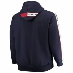 Men's Fanatics Branded Navy Houston Texans Big & Tall Full-Zip Hoodie -Metaverse shop unnamed file 15106