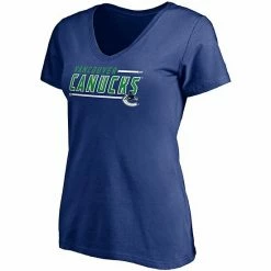 Women's Fanatics Branded Blue Vancouver Canucks Mascot In Bounds V-Neck T-Shirt 4 Women's Fanatics Branded Blue Vancouver Canucks Mascot In Bounds V-Neck T-Shirt -Metaverse shop unnamed file 15160