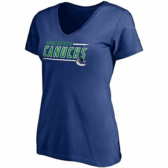 Women's Fanatics Branded Blue Vancouver Canucks Mascot In Bounds V-Neck T-Shirt Women's Fanatics Branded Blue Vancouver Canucks Mascot In Bounds V-Neck T-Shirt -Metaverse shop unnamed file 15160