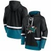 Men's Fanatics Branded Black San Jose Sharks Big & Tall First Battle Power Play Pullover Hoodie -Metaverse shop unnamed file 15166