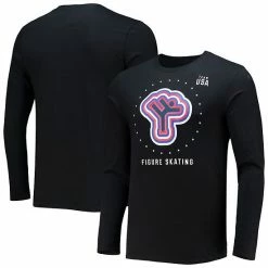 Men's Fanatics Branded Black Team USA Figure Skating Long Sleeve T-Shirt -Metaverse shop unnamed file 15169