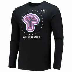 Men's Fanatics Branded Black Team USA Figure Skating Long Sleeve T-Shirt -Metaverse shop unnamed file 15170