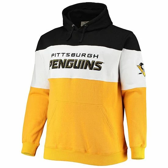 Men's Fanatics Branded Black/Gold Pittsburgh Penguins Big & Tall Colorblock Fleece Hoodie Men's Fanatics Branded Black/Gold Pittsburgh Penguins Big & Tall Colorblock Fleece Hoodie -Metaverse shop unnamed file 15174
