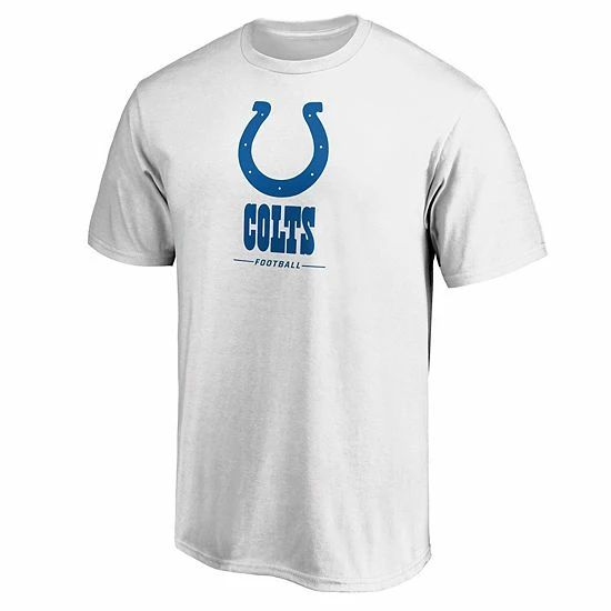 Men's Fanatics Branded White Indianapolis Colts Team Lockup Logo T-Shirt 5 Men's Fanatics Branded White Indianapolis Colts Team Lockup Logo T-Shirt - Image 3