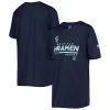 Youth Fanatics Branded Deep Sea Blue Seattle Kraken Authentic Pro Prime T-Shirt