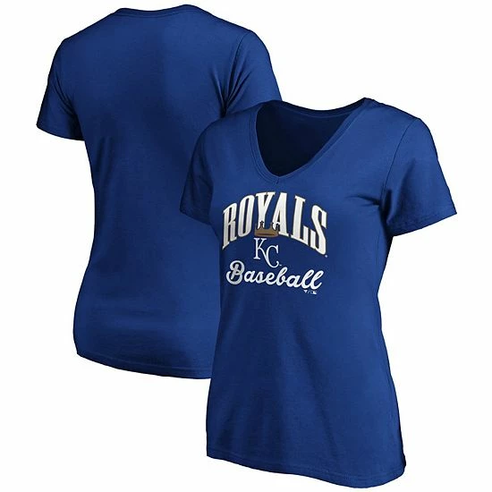 Women's Fanatics Branded Royal Kansas City Royals Victory Script V-Neck T-Shirt Women's Fanatics Branded Royal Kansas City Royals Victory Script V-Neck T-Shirt -Metaverse shop unnamed file 15274