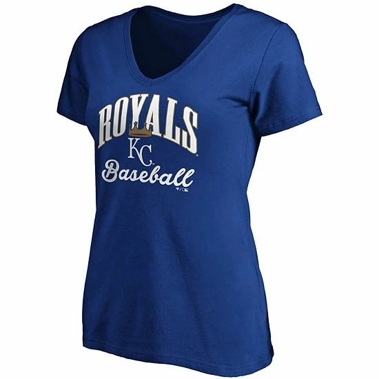 Women's Fanatics Branded Royal Kansas City Royals Victory Script V-Neck T-Shirt Women's Fanatics Branded Royal Kansas City Royals Victory Script V-Neck T-Shirt -Metaverse shop unnamed file 15275