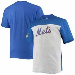 Men's Fanatics Branded Royal/Heathered Gray New York Mets Big & Tall Colorblock T-Shirt 3 Men's Fanatics Branded Royal/Heathered Gray New York Mets Big & Tall Colorblock T-Shirt -Metaverse shop unnamed file 15278