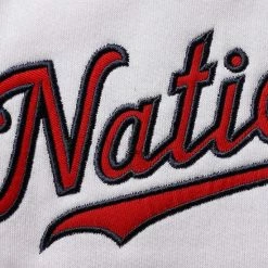 Women's Fanatics Branded Red/Navy Washington Nationals Plus Size Colorblock Quarter-Zip Sweatshirt -Metaverse shop unnamed file 15284