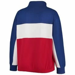 Women's Fanatics Branded Royal/Red Chicago Cubs Plus Size Colorblock Quarter-Zip Sweatshirt -Metaverse shop unnamed file 15287